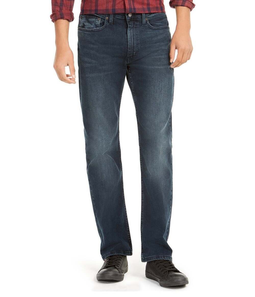 Levi's Men's 514 Straight Fit Flex Jeans in Dark Wash W44 L30